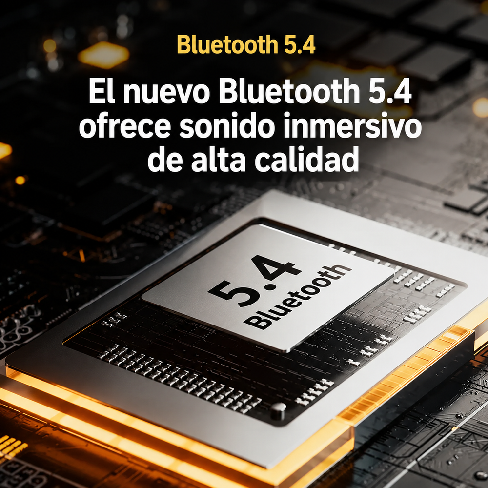 Auriculares inalambricos retro con pantalla